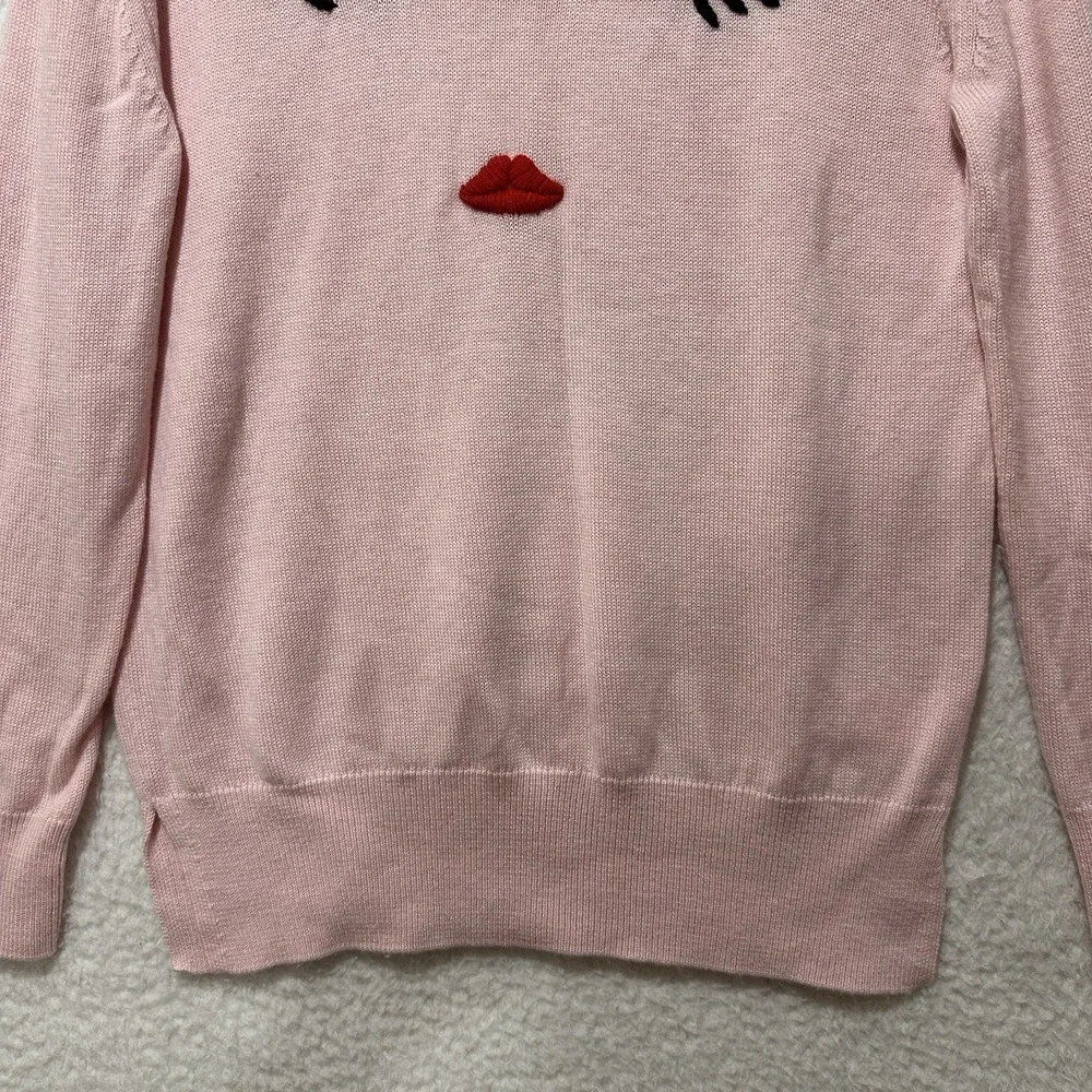 KATE SPADE New York WINKING EYE Sweater TUTU‎ PINK Size Small